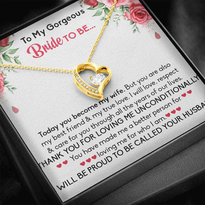 Best Gift For Bride To Be From Groom - Pure Silver Pendant With Message Card Best Sellers Rakva
