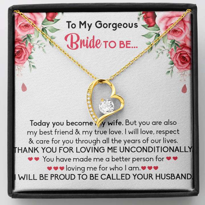 Best Gift For Bride To Be From Groom - Pure Silver Pendant With Message Card Best Sellers Rakva