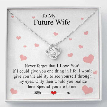 Best Gift Idea For Wife-To-Be - Pure Silver Pendant & Message Card | Combo Gift Box For Karwa Chauth Rakva