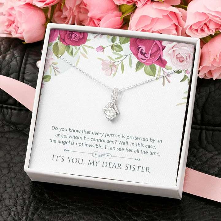 Best Gift To My Dear Sister - 925 Sterling Silver Pendant Gifts for Sister Rakva