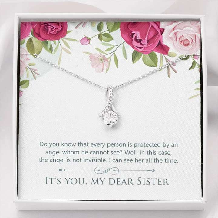 Best Gift To My Dear Sister - 925 Sterling Silver Pendant Gifts for Sister Rakva