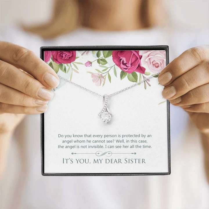 Best Gift To My Dear Sister - 925 Sterling Silver Pendant Gifts for Sister Rakva