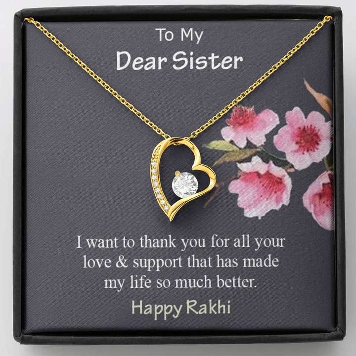 Best Special Raksha Bandhan Gift For Sister - 925 Sterling Silver Pendant Gifts for Sister Rakva