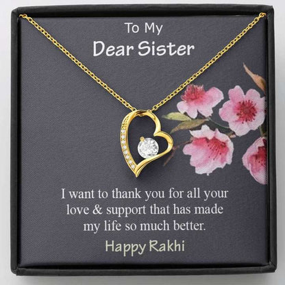 Best Special Raksha Bandhan Gift For Sister - 925 Sterling Silver Pendant Gifts for Sister Rakva