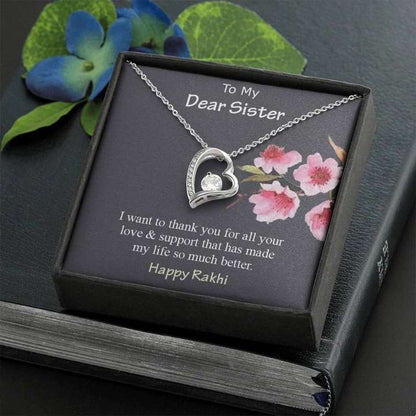 Best Special Raksha Bandhan Gift For Sister - 925 Sterling Silver Pendant Gifts for Sister Rakva