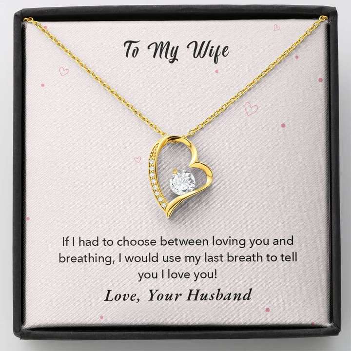 Best Surprise Gift For Wife With Message Card - 925 Sterling Silver Pendant For Karwa Chauth Rakva