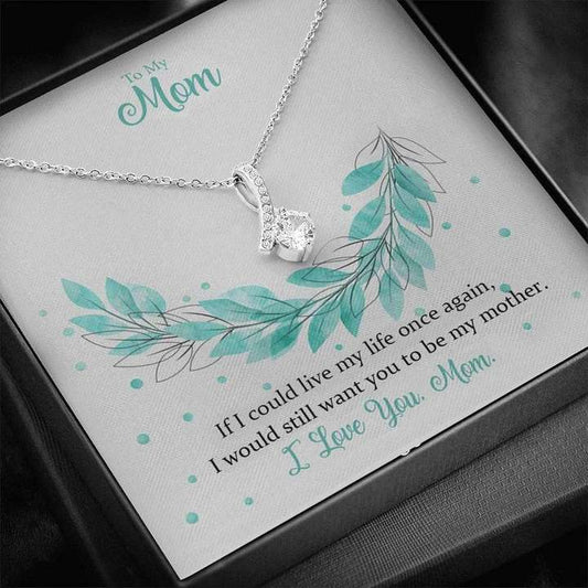 Best Unique Gift For Mom - Pure Silver Pendant & Message Card | Combo Gift Box Gifts for Mother (Mom) Rakva