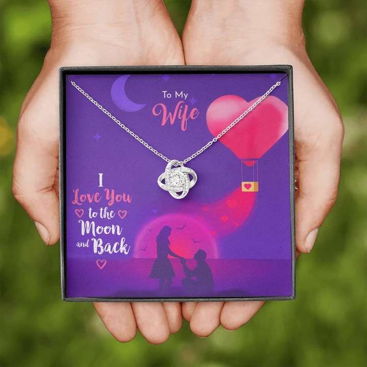 Best Unique Gift Idea For Wife - Pure Silver Pendant & Message Card | Combo Gift Box For Karwa Chauth Rakva