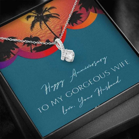 Best Wedding Anniversary Gift For Wife - 925 Sterling Silver Pendant For Karwa Chauth Rakva
