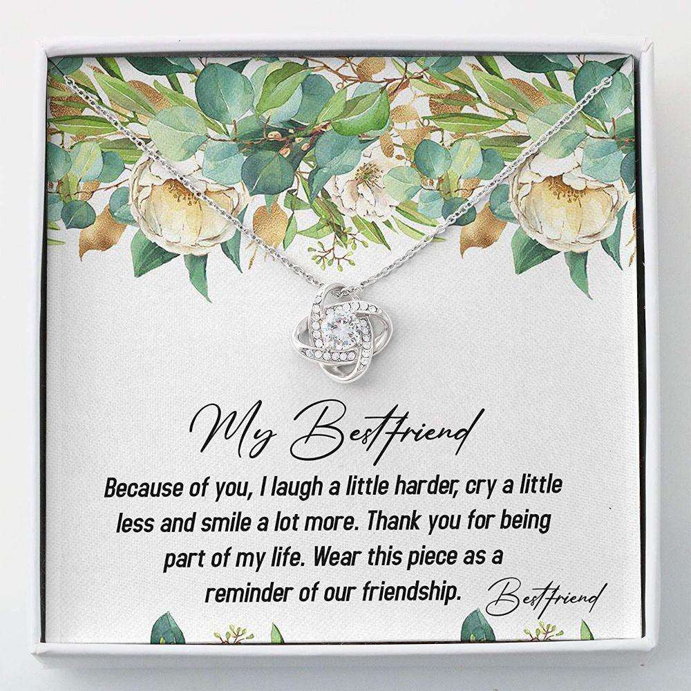 Bestfriend Necklace Gift “ To My Best Friend Necklace “ Necklace With Gift Box Friendship Day Rakva