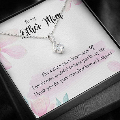 Bonus Mom Necklace, Other Mom Gift For Bonus Mom Necklace “ Thank Mom Gift Mother Day Gifts for Mother (Mom) Rakva