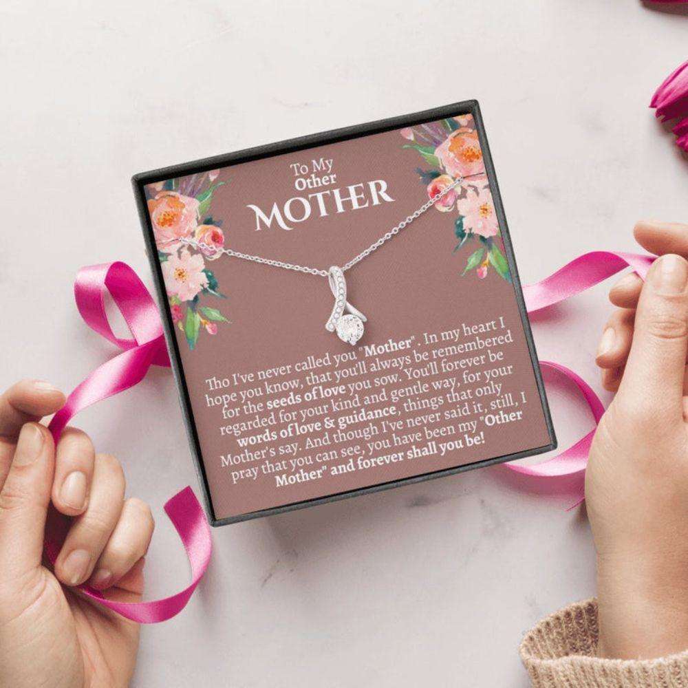 Bonus Mom Necklace, Other Mother Necklace, Gift For Second Mom, Mother-In-Law, Bonus Mom Gifts for Mother (Mom) Rakva