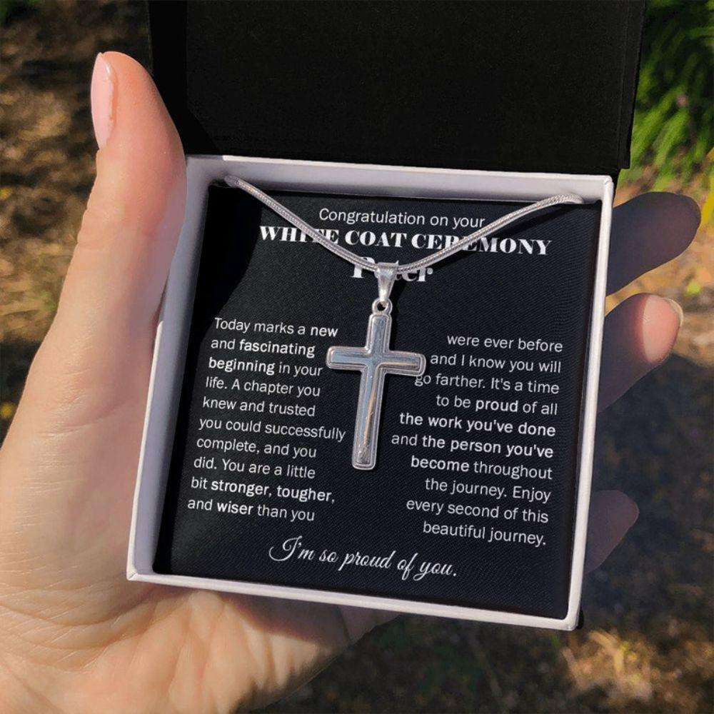 Boyfriend Necklace, Friend Necklace, White Coat Ceremony Gift For Him, Medical School Graduation Gift Gifts For Boyfriend Rakva