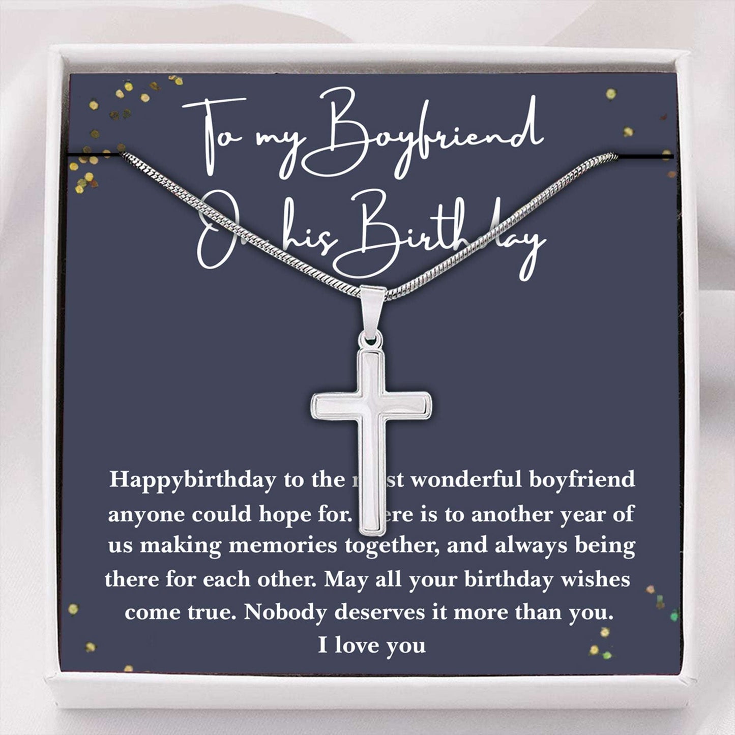 Boyfriend Necklace Gift, Happy Birthday Boyfriend Necklace Gift, Boyfriend Thoughtful Gift Gifts For Boyfriend Rakva