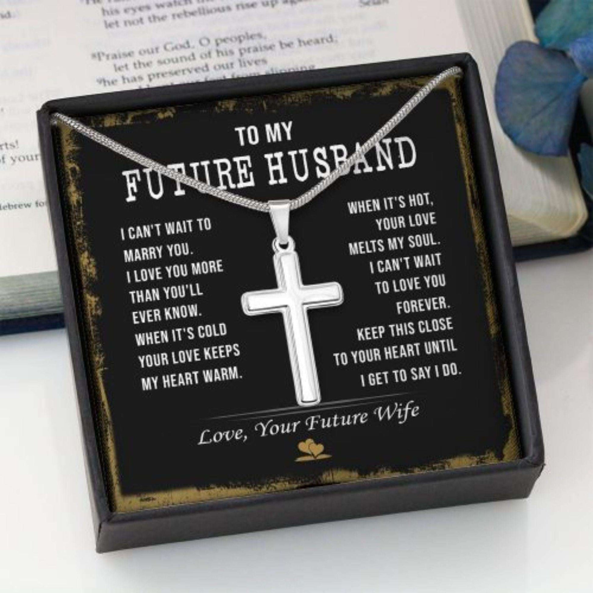 Boyfriend Necklace, Husband Necklace, Future Husband Gift, To My Future Husband, Gift For Fiance Necklace Gifts For Boyfriend Rakva