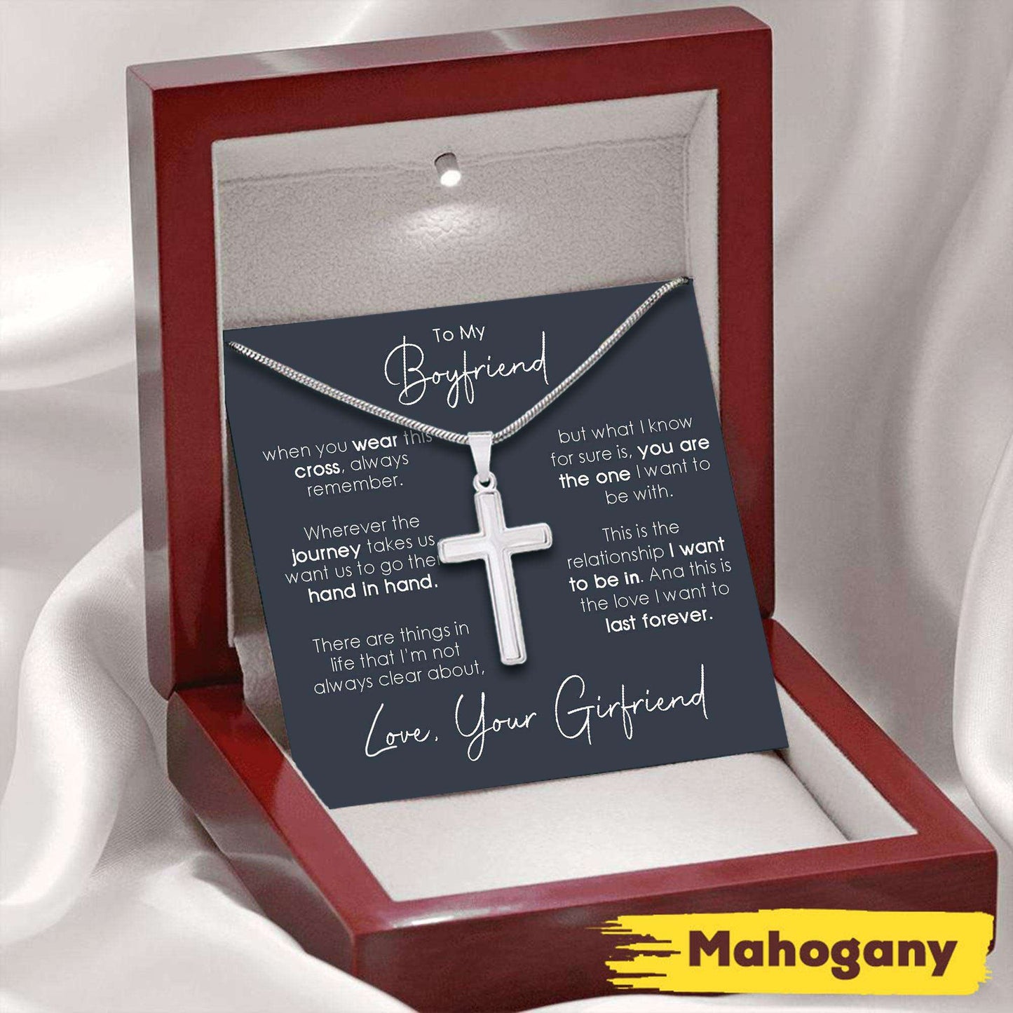 Boyfriend Necklace, Necklace Gift For Boyfriend, Boyfriend Birthday Anniversary Thoughtful Gifts Gifts For Boyfriend Rakva