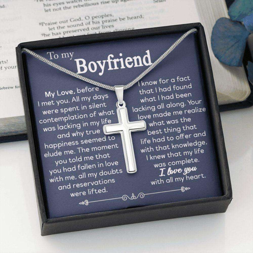 Boyfriend Necklace, Valentine Boyfriend Gift, Girlfriend To Boyfriend Gift, New Boyfriend Valentines, Anniversary Necklace Gift For Boyfriend Gifts For Boyfriend Rakva