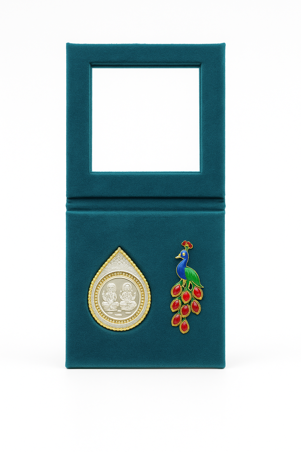 999.9 Purity Ganesh Lakshmi ji Silver Coins With White Decent Diwali Gift Wrap For Birthday and Marriage Anniversary Rakva