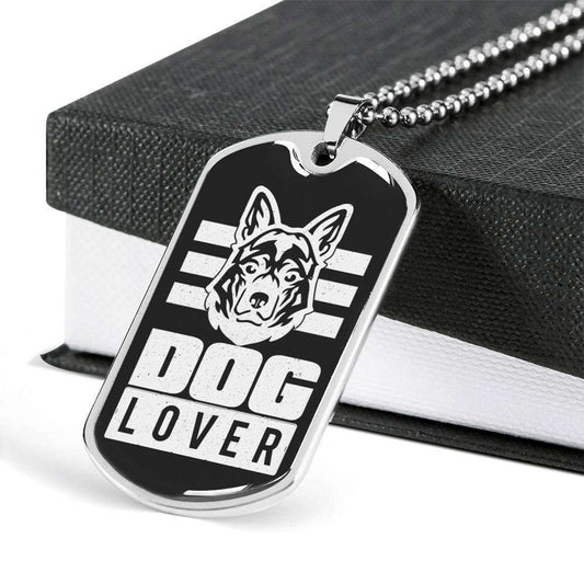 Custom Dog Lover Dog Tag Military Chain Necklace For Dog Lovers Dog Tag Rakva
