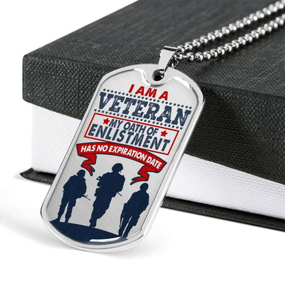 Custom Gift For Veteran’S Dog Tag Military Chain Necklace Dog Tag Rakva
