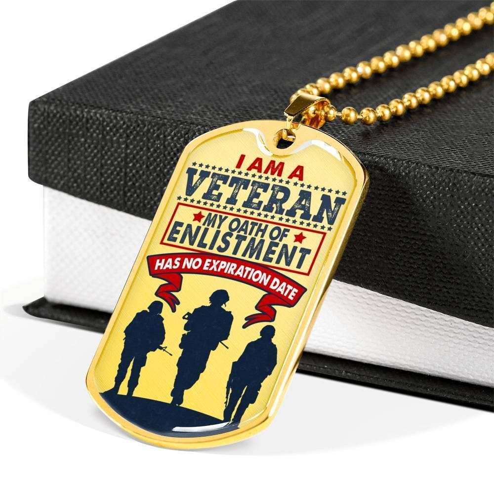 Custom Gift For Veteran’S Dog Tag Military Chain Necklace Dog Tag Rakva