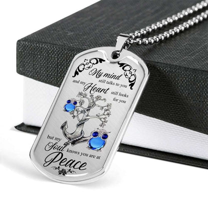 Custom Owl Anchor Tree Of Life Dog Tag Military Chain Necklace For Women Dog Tag Rakva