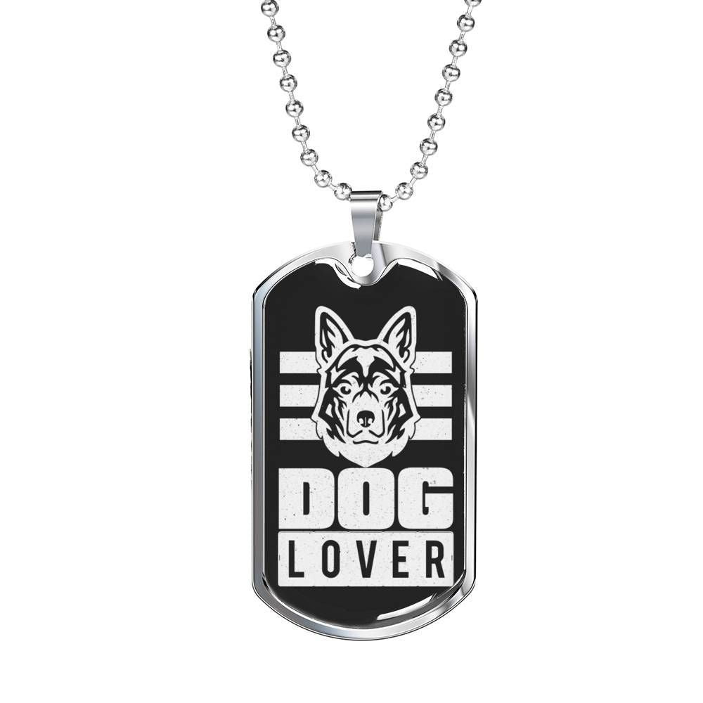 Custom Picture Dog Lover Dog Tag Military Chain Necklace For Dog Lovers Dog Tag Rakva