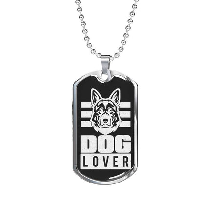 Custom Picture Dog Lover Dog Tag Military Chain Necklace For Dog Lovers Dog Tag Rakva