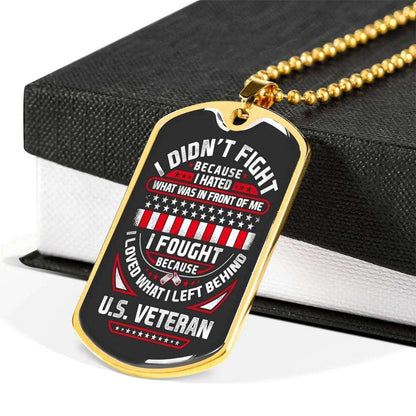 Custom Us Veteran Silver Dog Tag Military Chain Necklace Giving Boys Dog Tag Rakva