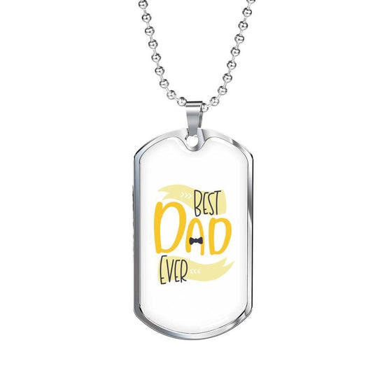 Dad Dog Tag Custom Picture Father’S Day, Best Dad Ever Dog Tag Necklace Gift For Men V2 Father's Day Rakva