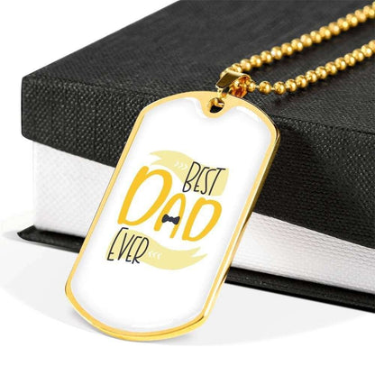 Dad Dog Tag Custom Picture Father’S Day, Best Dad Ever Dog Tag Necklace Gift For Men V2 Father's Day Rakva