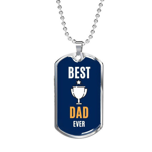 Dad Dog Tag Custom Picture Father’S Day, Best Dad Ever Dog Tag Necklace Gift For Men V5 Father's Day Rakva