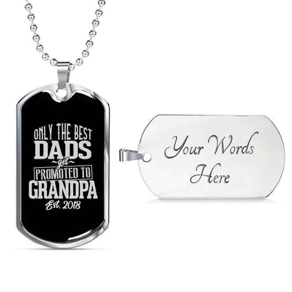Dad Dog Tag Custom Picture, Father’S Day Celebrate Dad Dog Tag Necklace Father's Day Rakva