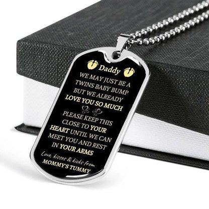 Dad Dog Tag Custom Picture Father’S Day, Daddy We Already Love You So Much Dog Tag Necklace Gift For Dad Father's Day Rakva