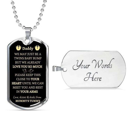 Dad Dog Tag Custom Picture Father’S Day, Daddy We Already Love You So Much Dog Tag Necklace Gift For Dad Father's Day Rakva