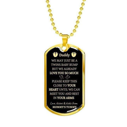 Dad Dog Tag Custom Picture Father’S Day, Daddy We Already Love You So Much Dog Tag Necklace Gift For Dad Father's Day Rakva