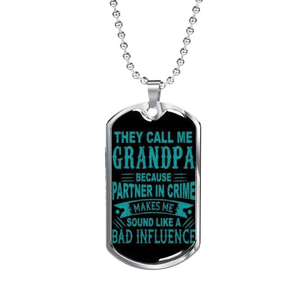 Dad Dog Tag Custom Picture, Father’S Day Dog Tag For Dad They Call Me Grandpa Dog Tag Necklace Father's Day Rakva