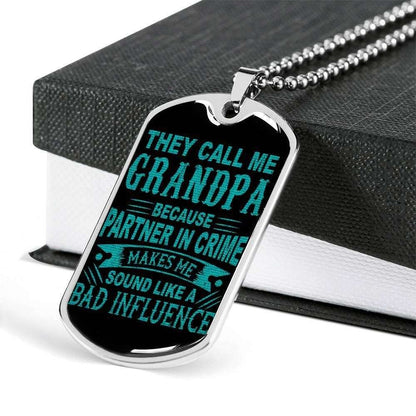 Dad Dog Tag Custom Picture, Father’S Day Dog Tag For Dad They Call Me Grandpa Dog Tag Necklace Father's Day Rakva