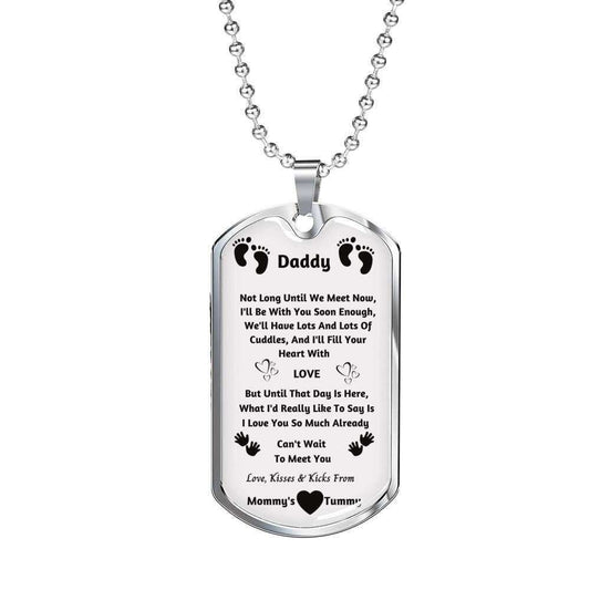 Dad Dog Tag Custom Picture Father’S Day, Dog Tag Necklace For Dad I Love You So Much Already Father's Day Rakva
