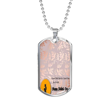 Dad Dog Tag, Custom Picture Father’S Day Gift A Special Father Happy Father’S Day Dog Tag Military Chain Necklace Dog Tag Father's Day Rakva