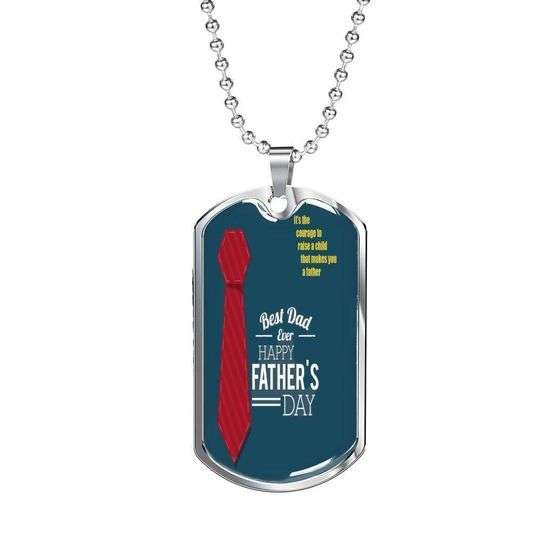 Dad Dog Tag Custom Picture Father’S Day, Gift Best Dad Ever Dog Tag Necklace Gift For Dad Father's Day Rakva