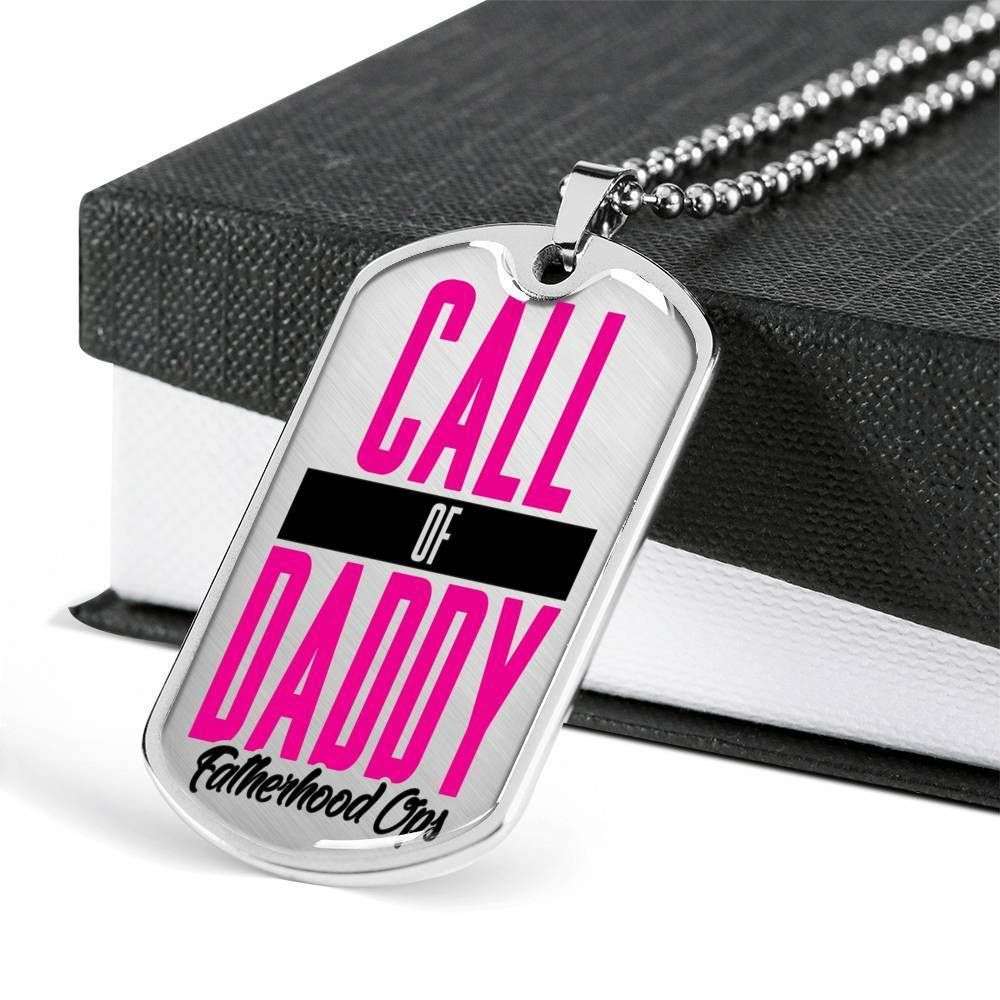 Dad Dog Tag, Custom Picture Father’S Day Gift Call Of Daddy Fatherhood Ofs Dog Tag Military Chain Necklace Giving Dad Dog Tag Father's Day Rakva