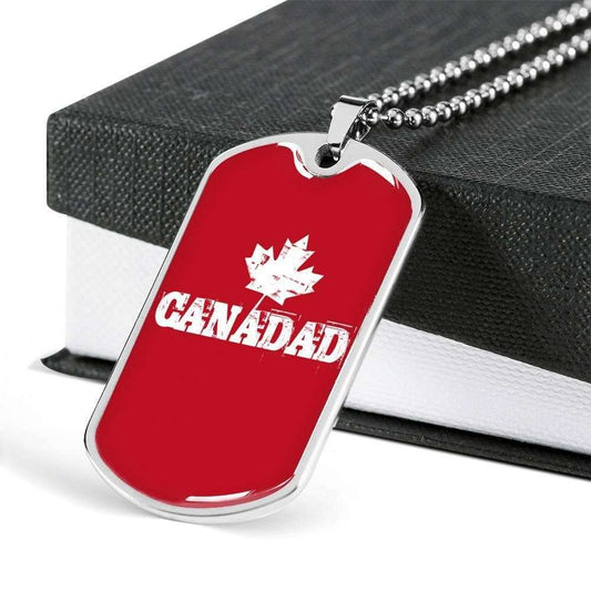 Dad Dog Tag, Custom Picture Father’S Day Gift Gift For Granddad Dog Tag Military Chain Necklace With Red Backdrop Dog Tag Father's Day Rakva