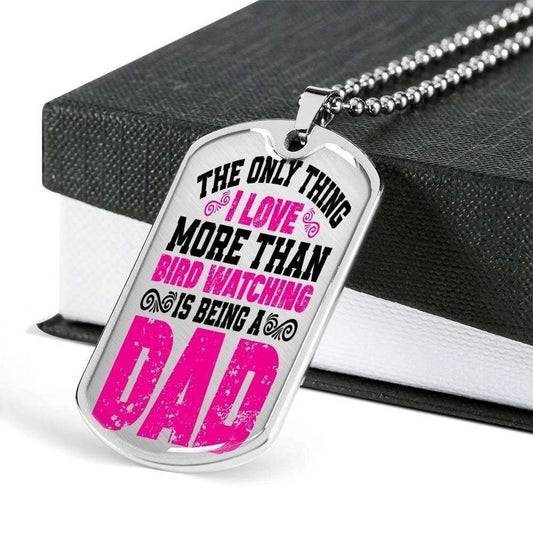 Dad Dog Tag, Custom Picture Father’S Day Gift Only Thing I Love Is Being A Dad Dog Tag Military Chain Necklace Giving Dad Dog Tag Father's Day Rakva