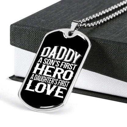 Dad Dog Tag Custom Picture Father’S Day Gift, Personalized With Engraving Father’S Day Gift Christmas Gift For Dad Dog Tag Necklace A Son’S Dog Tag Father's Day Rakva