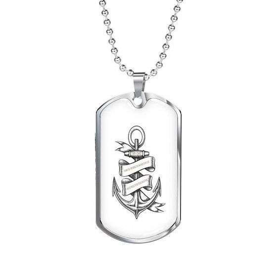 Dad Dog Tag Custom Picture Father’S Day, I’M So Proud To Be Your Daughter Dog Tag Necklace Gift For Dad Father's Day Rakva