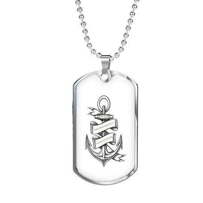 Dad Dog Tag Custom Picture Father’S Day, I’M So Proud To Be Your Daughter Dog Tag Necklace Gift For Dad Father's Day Rakva