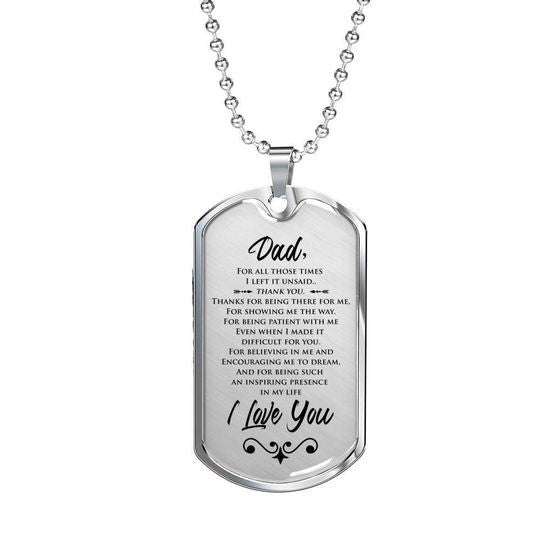 Dad Dog Tag Custom Picture Father’S Day, Inspiring Presence In My Life Dog Tag Necklace Gift For Dad Father's Day Rakva