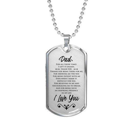 Dad Dog Tag Custom Picture Father’S Day, Inspiring Presence In My Life Dog Tag Necklace Gift For Dad Father's Day Rakva