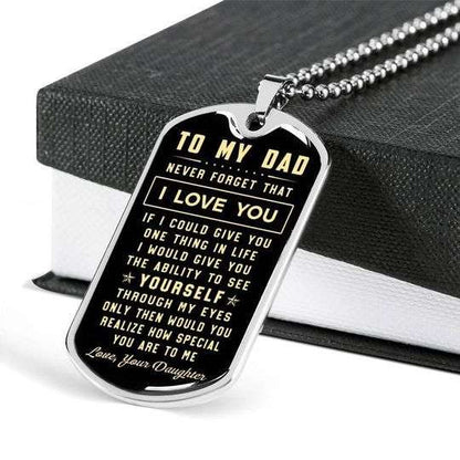 Dad Dog Tag Custom Picture, How Special You Are To Me Dog Tag Necklace Gift For Dad Father's Day Rakva